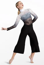 NEW- Weissman PL11897: Ombré Lace Culotte Jumpsuit ( SA- Small Adult)