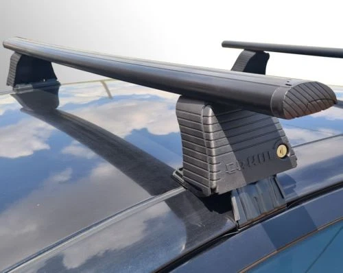 Juego de barras transversales de techo desnudo para FIAT Punto II 188 5 puertas 99-07 color negro Foto 3 de 4