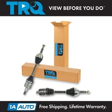 TRQ CV Joint Axle Shaft Front Pair Set for S10 Pickup Blazer Jimmy S15 ZR2 New
