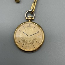 Vintage Seiko Lehigh Universtiy Pocket Watch Mens 38mm Gold Tone New Battery