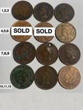 Indian Head Cent - Random Year - Damaged, Cleaned, Cull ***PRICE IS FOR ONE***