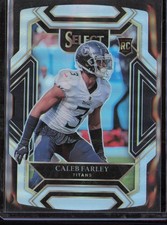 2021 Panini Select #287 Caleb Farley Silver Prizm Die Cut