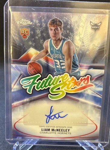 2025-26 Topps Chrome - Future Stars Autographs Liam McNeeley #FS-LMC (AU, RC)
