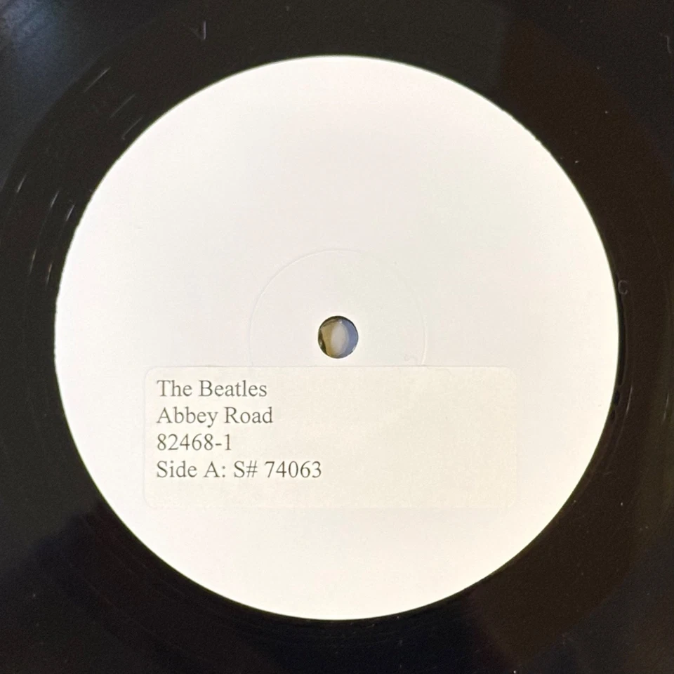 THE BEATLES Abbey Road TEST PRESSING 180g VINYL LP 2012 Remaster US Apple RARE - Image 2 of 4