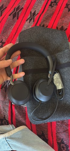 Jabra - Evolve2 40 SE Stereo Wired On-Ear Headset - 第 3/4 張圖片