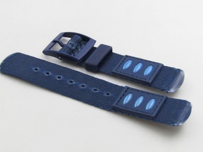 FLIK FLAK TEXTILARMBAND BLUE OVAL - NEUWARE - Kinderuhrmarke von Swatch