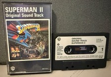 SUPERMAN II Cassette Soundtrack RARE MINT Ken Thorne John Williams VINTAGE