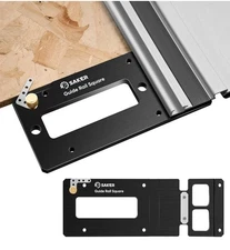 Saker Track Saw Square, 90° Right Angle Track Table Saw Guide Rail