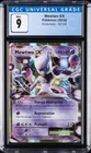 2016 POKEMON EVOLUTIONS #52 MEWTWO EX CGC 9