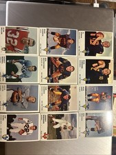 1961 Fleer Football Lot Of 12 EX