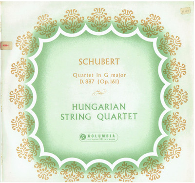 Franz Schubert, Hungarian String Quartet* Quart LP Mono Vinyl Schallplatte 143