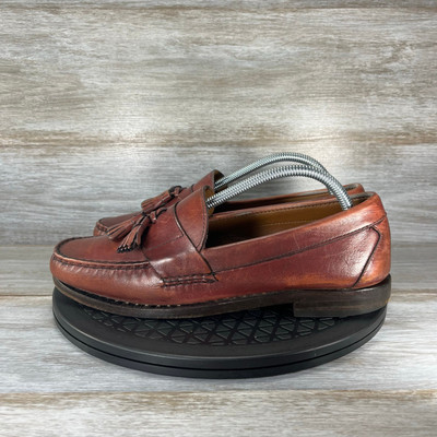 Allen Edmonds Burgundy Tassel Loafers s-l400.jpg main image 2