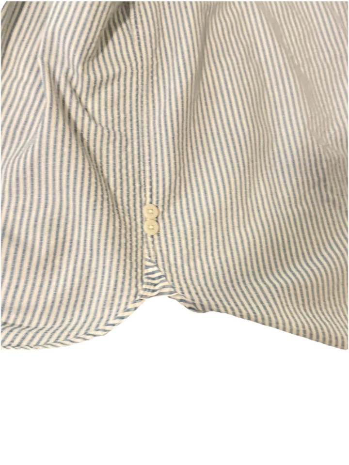 Vintage Ralph Lauren Mens Polo Button Long Sleeve  stripe shirt Medium  - image 4 of 4