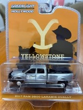 GREENLIGHT RAW CHASE 2017 Ram 3500 Dually Yellowstone Dutton Ranch 1:64