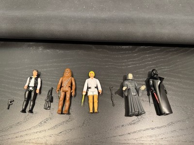 Hasbro Kenner Star Wars Retro Collection Lot, 5 Figures And Accessories