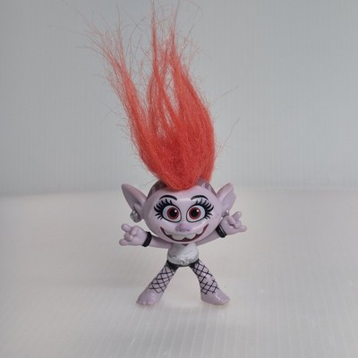 DreamWorks Barb Tour World Trolls Peace Sign Toy Figure Red  Hair 2''