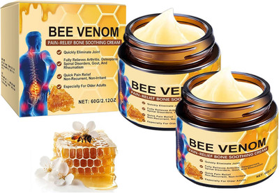 2 Stück Bienengiftsalbe Bee Venom Joint Cream  Bienengift Beruhigend Deep Nouris