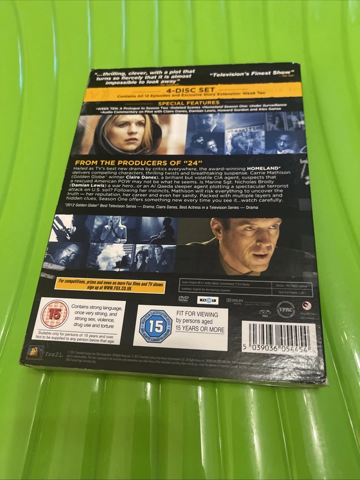 Homeland - The Complete First Season (DVD, 2012) 4 Discs - Image 2 of 4