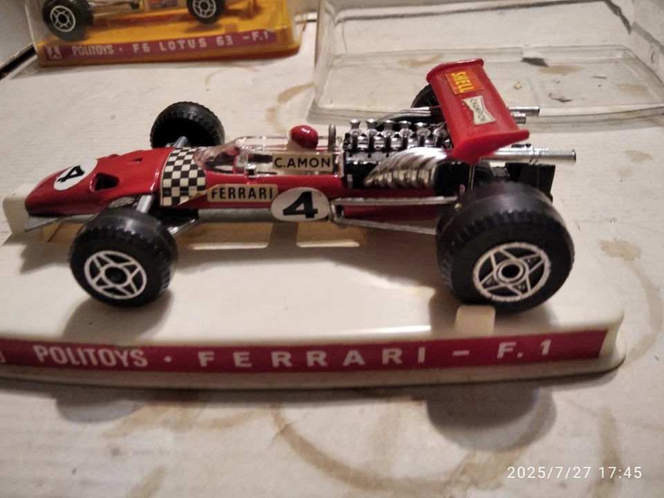 POLITOYS 1/32- FERRARI F.1- CON TECA- PERFETTA - Immagine 4 di 4