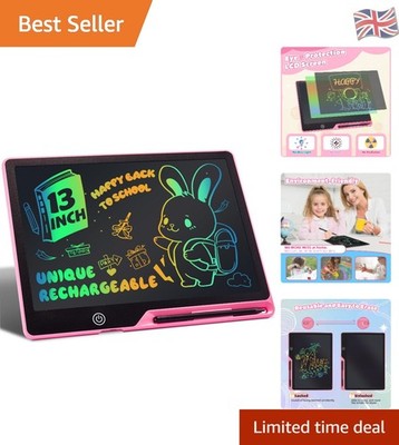 Creative 13 Zoll LCD Magic Board - Wiederaufladbares Zeichentablet für Jungen & Mädchen
