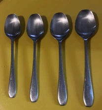 Set of 4 Teaspoons 6" Emperor Sheffield Stainless Flatware