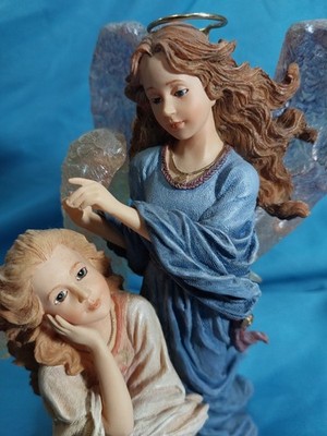 Boyds Bears Charming Angel Guinevere Guardian of Friends 2001 Halo Missing