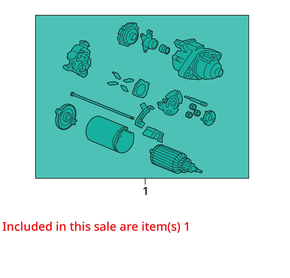 Acura RDX 2010 motor de arranque OEM 180 k millas - LKQ303835002 Foto 4 de 4