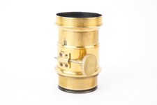 Vintage Brass Projection Lens 150mm.