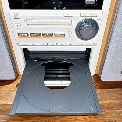 Panasonic SA-PM730SD 5CD Mini Hi-Fi System MD SD Tested Working