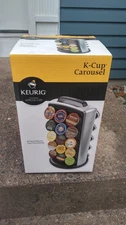 Keurig K Cup Carousel Coffee 30 Pod Holder Storage Tower Rotating KCC-30