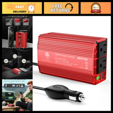 300W Power Inverter DC 12-17V to AC 110V - Car Plug Adapter Outlet for Travel