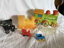 Vintage 70’s Train Bundle W/ Candle