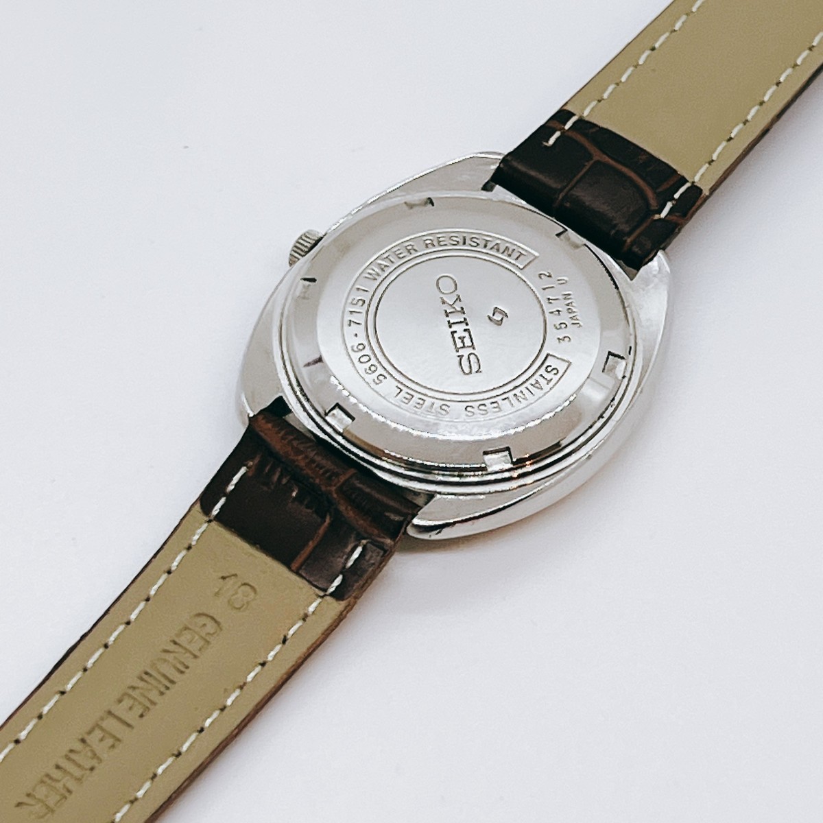 Vintage 1973 SEIKO LORD MATIC 5606-7151 Tsuzumi Art Dial Ukiyoe