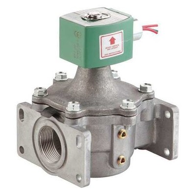 Redhat 8214G251-12/Dc 12V Dc Aluminum Fuel Gas Solenoid Valve, Normally Closed,