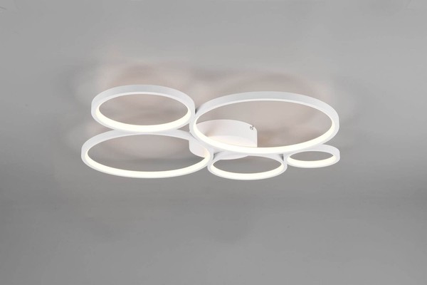 Trio Rondo Led Deckenleuchte 49W Dimmbar Weiß Matt Warmweiss 4017807488821-image