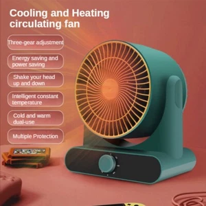 Electric Heater Mini Home Heating Fan Desktop Office Space Heater Warmer Hot Air