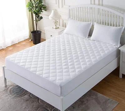 KNWER CLOTHING EXTRA DEEP LUXURY QUILTED MATTRESS PROTECTOR FITTED COVER ANTI ALLERGY All SIZES