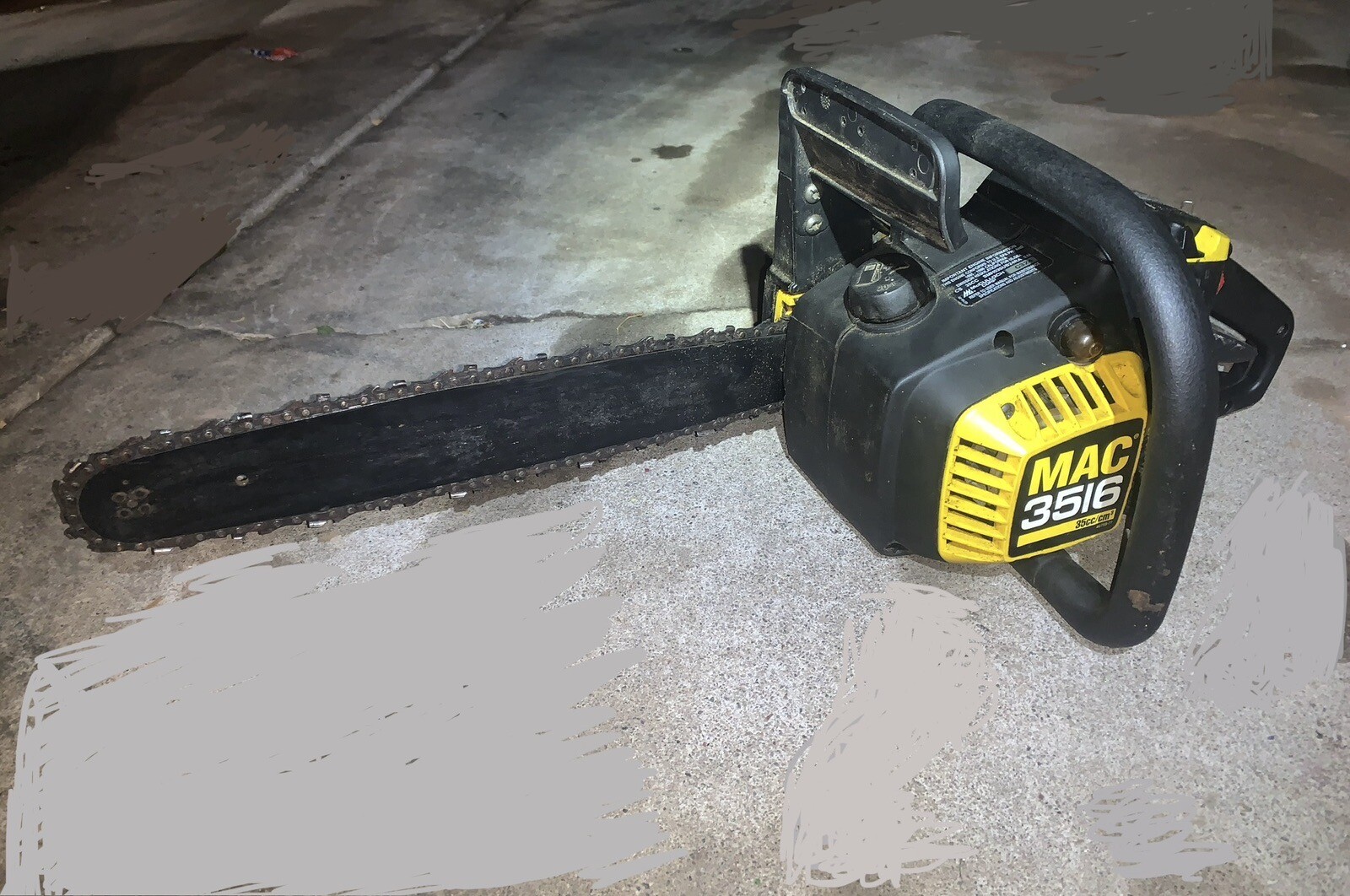 McCulloch MAC 3516 Chainsaw 16” Bar & Chain 120 Psi eBay