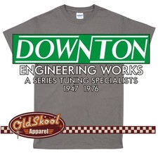 Downton Engineering Classic Car T Shirt A Series Tuning Mini Morris Leyland 