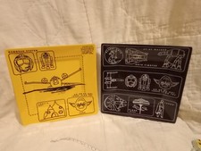 Star Wars Melamine Blueprint Square 8x8 Plates set of 4 Plastic