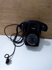 Funzionante Telefono da muro Siemens a disco NERO 70 80 scocca sana originale