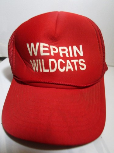 WEPRIN WILDCATS MÜTZE POLYESTER 80er Jahre rot Baseball Cap