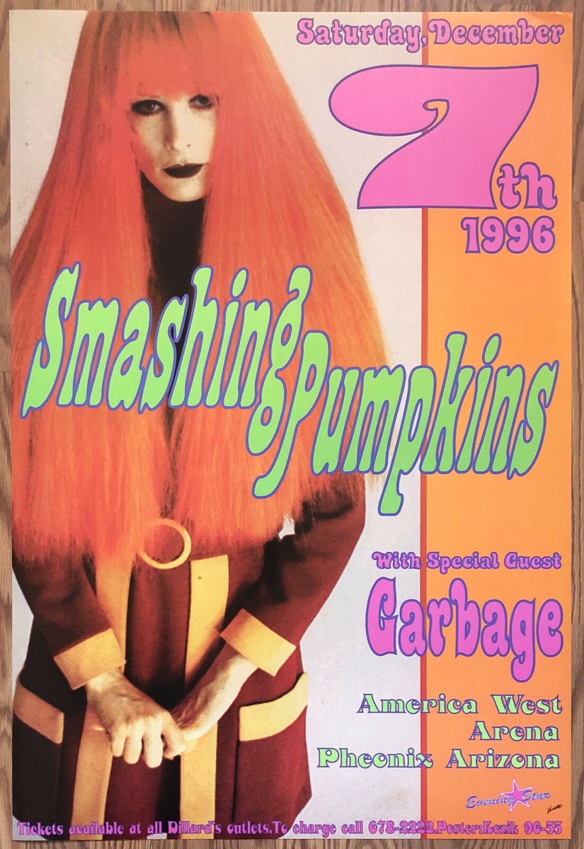 Smashing Pumpkins Concert Poster 1995 | eBay