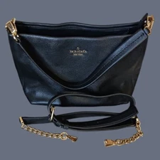 Kate spade pebbled leather chain shoulder bag