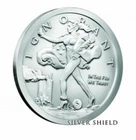 2017 Blinded Liberty BU - Silver Shield .999 Collector Medallion - Iconic W/Box