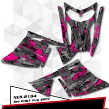 GRAPHIC DECALS STICKERS WRAP KIT FOR SKI-DOO REV MXZ SUMMIT GTX 03-07 NEB-2194