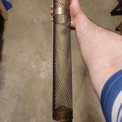 (1) Pure Titanium Anode Basket 33" x 3" Electroplating Electrolysis Parkerizing - Picture 9 of 10