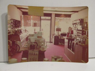 VINTAGE FOUND PHOTOGRAPH COLOR ART OLD PHOTO YE OLDE COFFEE GRINDER STORE CALI