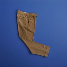 MARC JACOBS Wool and Cotton Pants Size 50 Dark  Beige , Made In Italy