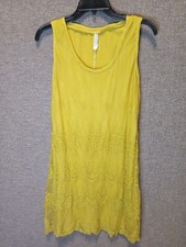 MONORENO  SLEEVELESS DRESS SIZE SMALL LACE WITH EMBROIDERY